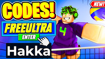 ⚠️New⚠️ ALL WORKING ULTRA HAKKA UPDATE CODES For Volleyball Legends 2025 - Roblox Volleyball Legends