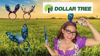 Dollar Tree Crafts: Taking Dollar Tree Bunny Ears and Making them Match my Easter Dress