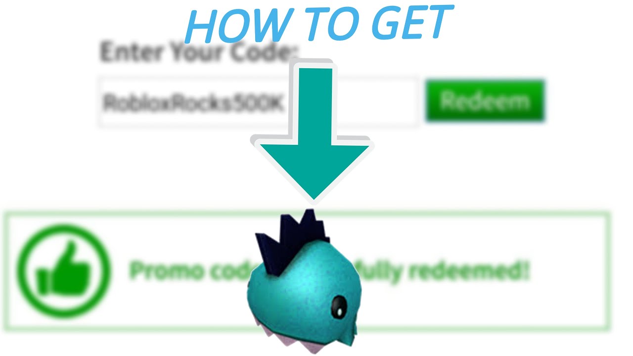 How To Get The Dino Hat Roblox Promo Code Youtube - blue dino hat roblox