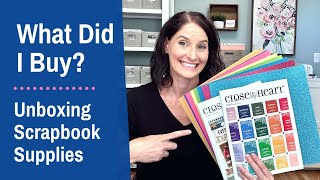 Unboxing Scrapbooking Products  | CTMH Essentials &amp; Sept-Oct 2023 Catalogs