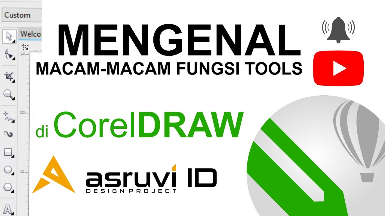  TUTORIAL  COREL DRAW  DASAR Desain  Grafis  by asruvi ID 