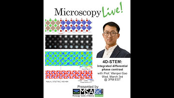 Microscopy Live: 4D STEM with Prof. Wenpei Gao (Re-upload)
