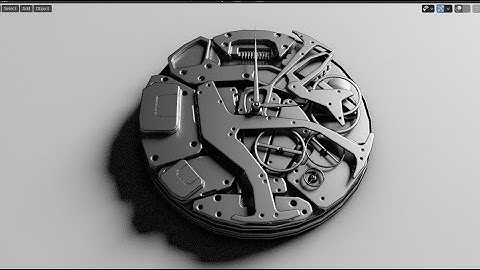 Scifi Watch Speed Modeling - Grid Modeler (blender addon)