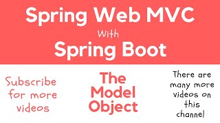 Spring Web MVC | 05 | The Model object