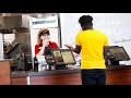 Rapping my order at fast food restaurants