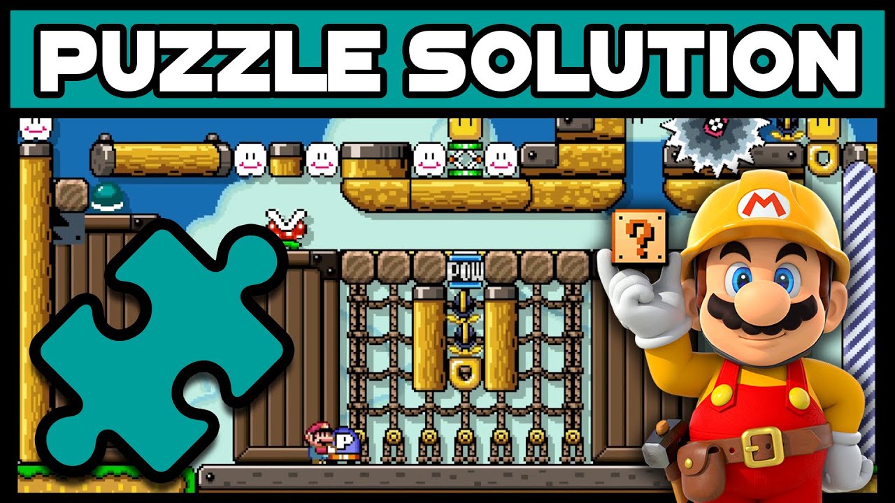 Super Mario Maker - One Screen Puzzle Walkthrough [#14] - Super Shell ...