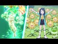 Roy vs brassiuss sudowudo  nemona in the anime  pokemon horizons episode 10 amv  pokemon 2023