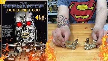 Build the Terminator T-800 Issue 6 - Lower Jaw With Teeth & Nose Bridge  ( Speed Build )