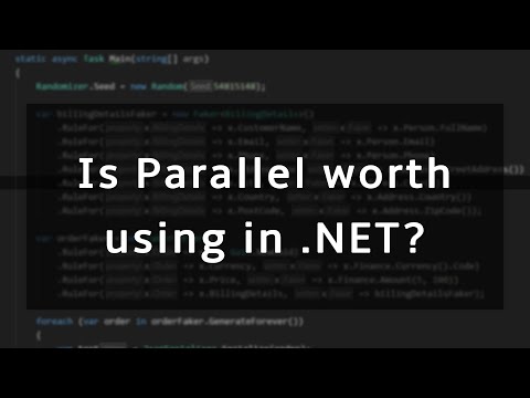 Video: Is parallel ForEach async?