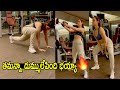 Tollywood Actress Thamanna Workout Video | Latest Tollywood Updates | Latest News | Andhrabuzz