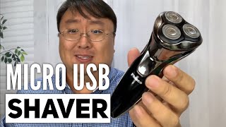 The Awesome Phisco Electric Cordless Shaver with Micro USB Charging