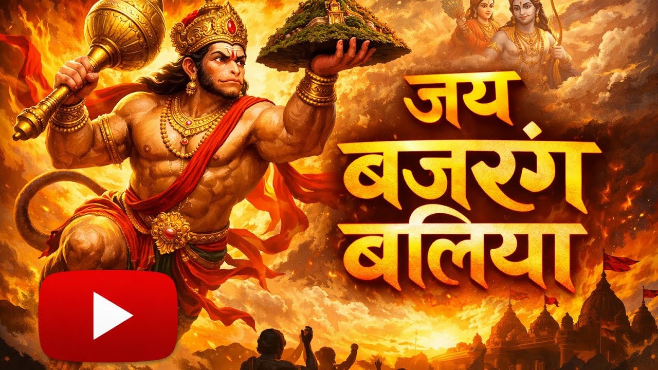 जय बजरंग बलिया...🙏 जय श्री राम 🙏 जय बजरंग बली की जय 🙏....... (Official Bhajan)🙏Ashish Jangra🙏.......