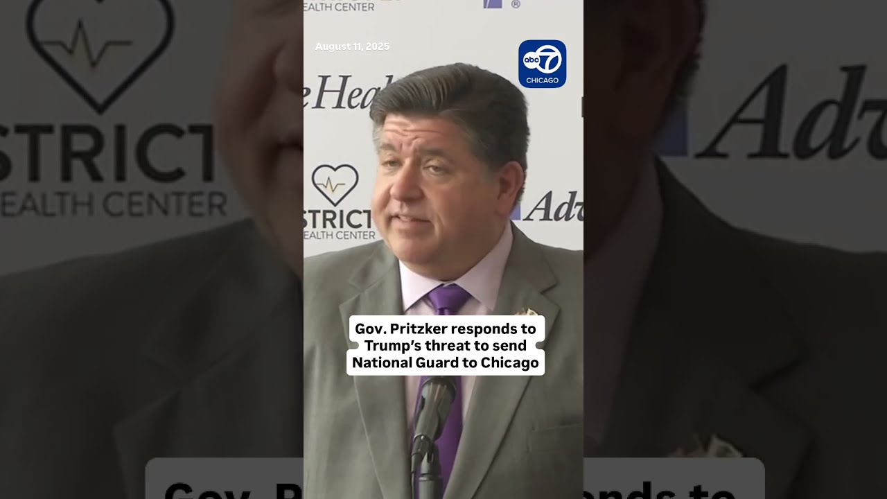 Pritzker On Trump S Threat To Send National Guard Chicago