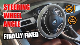 How to Fix Wrong Steering Wheel Angle (Bad Cable) | BMW E9X