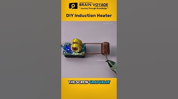 DIY Induction Heating Coil with Just 10 Turns of Copper Wire! #diy #shortvideo #shorts