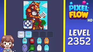 Pixel Flow Level 2352 Solution Walkthrough