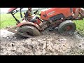 Tractors Stuck In Mud Cambodia វិធីសាស្រ្តងាយៗត្រាក់ទ័រជាប់ផុង