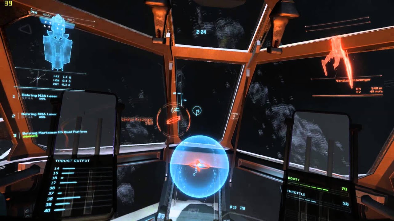 Star Citizen (Arena Commander Aurora) 1080p All Maxed Out + Saitek