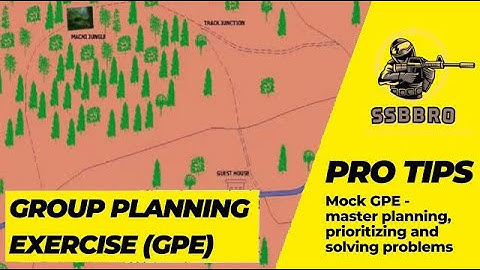 GPE 31: mock group planning exercise at @SSBbrohere #freeSSBmentorship #gtotask #freessbguidance