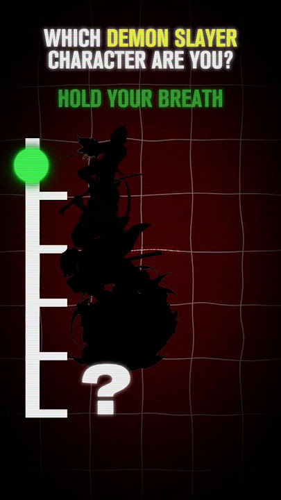 Hold Your Breath to Find Out Your Demon Slayer Character? 🫁⚔️