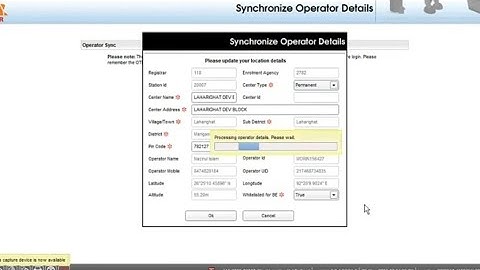 Aadhaar 194-3 operator discloser distribution key verification faild & sync issue solved  #uidai