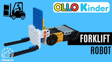 Control your FORKLIFT! - Robot Motion with OLLO Kinder (STEAMCUP) Robotics Kit