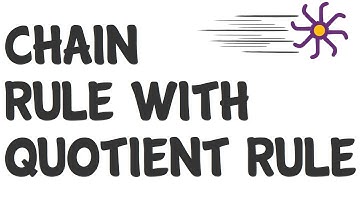 Rapid calculus - chain rule with quotient rule (KristaKingMath)