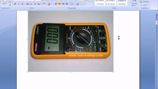 01_how to use multimeter and resistor color code calculation