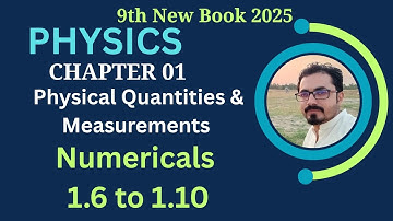 numericals 1.6- 1.10 physics|chapter 1|measurements|new course|new book|@StudentPhysics805