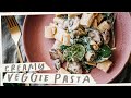 Super Easy VEGGIE PASTA Recipe - Creamy Mushroom Pasta