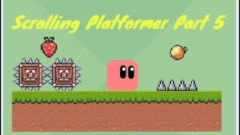 Scratch Scrolling Platformer Game | Part 5 | Scratch how to make a scrolling platformer game