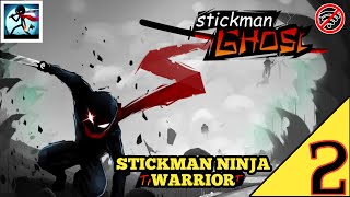 NINJA MELAWAN HANTU !!! ANDROID - GAME STICKMAN GHOST OFFLINE - GAMEPLAY WALKTROUGH #2 screenshot 1