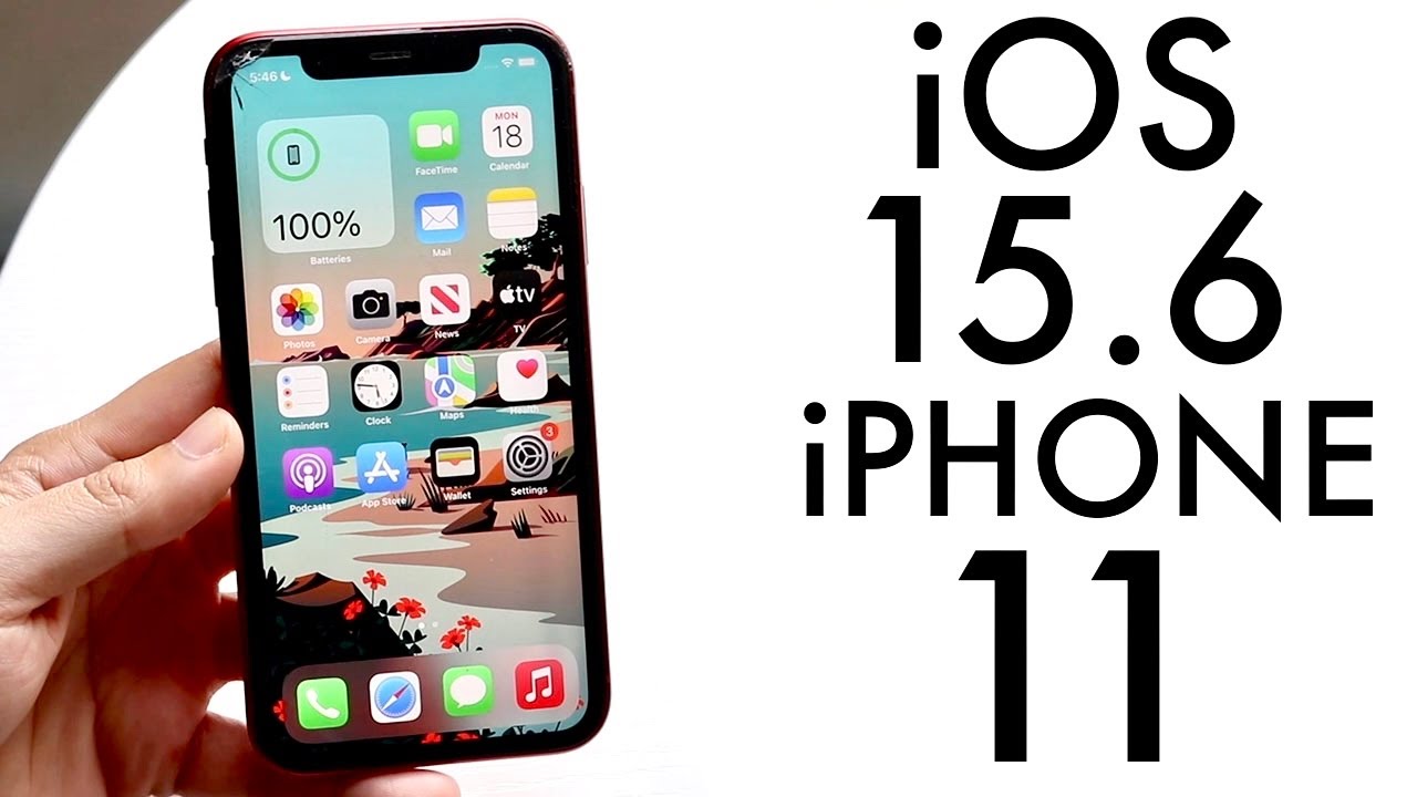 How do I install iOS 15.6 on my iPhone 11?