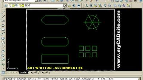 AutoCAD Layers, Dimensions and text from myCADsite com   YouTube