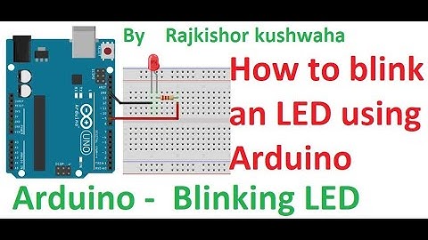 How to blink an LED using Arduino on Tinkercad Circuits (In Hindi)|@microkingonline