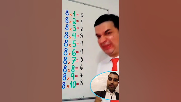 Calculus جدول الضرب بطريقة مختلفة مع مستر بين الرياضيات.  8 ×