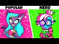 Popular VS Nerd | Types of Students in School  by ZomCom