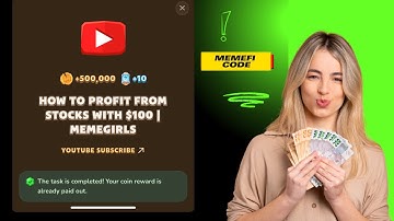 HOW TO PROFIT FROM STOCKS WITH $100 | MEMEGIRLS | MEMEFI NEW CODE VIDEO #memefi #memeficode