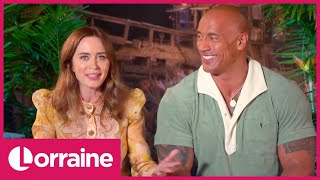 Emily Blunt Admits Ghosting Dwayne Johnson & Reveals Jungle Cruise Scene They Had To Cut Down | LK