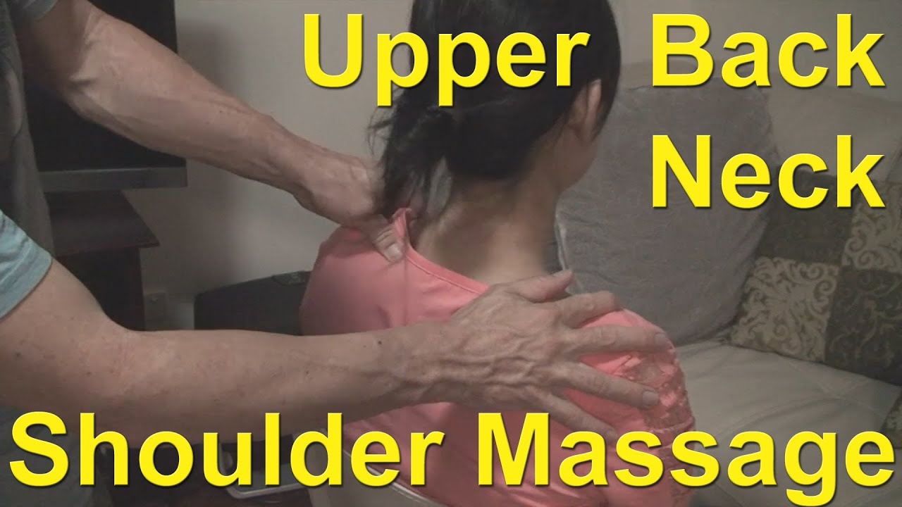 Neck & Shoulder Massage Therapy to Reduce Tension and Relax - ASMR 