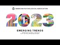Top psychology trends for 2023