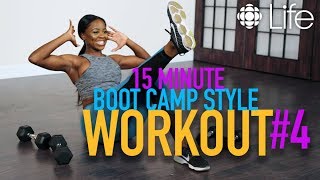 15 minute boot camp style workout pt. 4 | Fit Class | CBC Life Net Worth