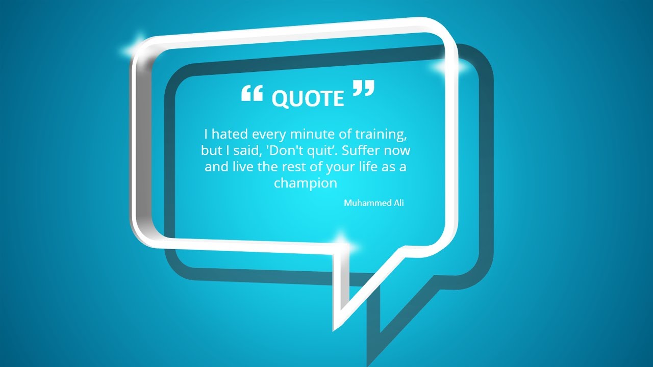 quote in powerpoint presentation