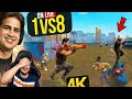 *"1v8 Clutch in Free Fire – Watch That Unbelievable Comeback"**