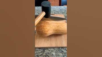 IT’S BIG AND HARD‼️😳 SO I USED THE RUBBER MALLET‼️🫣😳