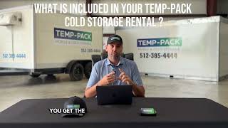 What is Included in Your Temp-Pack Cold Storage Rental?