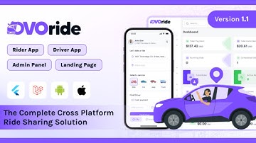 OvoRide - Complete Cross Platform Ride Sharing Solution || How to make Ride Sharing app