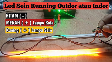Review Lampu Led Alis DRL Sein Running Led Atau berjalan