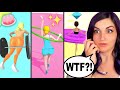 I Tried App Games That Remind Me... BEING A GIRL IS WEIRD 4