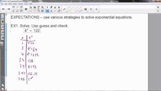 MAP4C 6 6b Exponential Equations Day 2